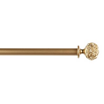 Exclusive Home Peony 1 in Adjustable Curtain Rod Set