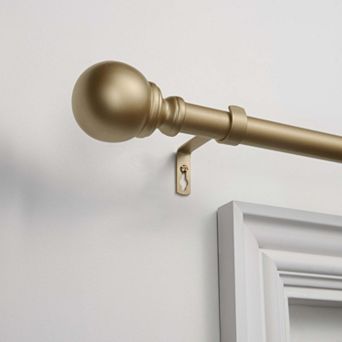 Exclusive Home Sphere 1 in Curtain Rod