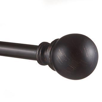 Exclusive Home Sphere 1 in Curtain Rod