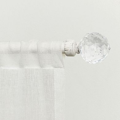 Exclusive Home Crystal Ball 1-in. Curtain Rod