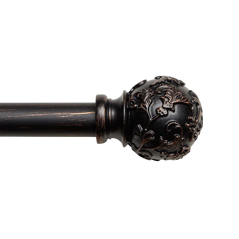Exclusive Home Vine 1-in. Curtain Rod, Oil Rubbed Bronze