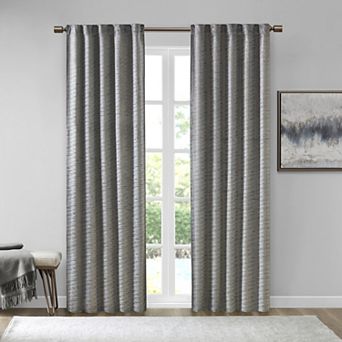 510 Design 2-pack Garett Room Darkening Velvet Rod Pocket Window Curtains