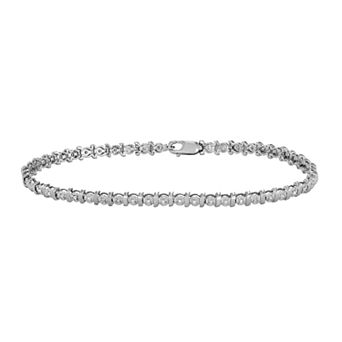 HDI 10k Gold 1/4 Carat T.W. Diamond Bracelet