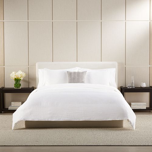 Simply Vera Vera Wang Textured Lines Duvet Cover Set