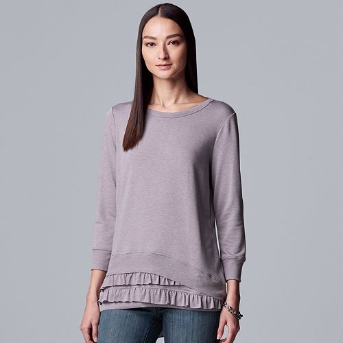 simply vera wang sweatshirt