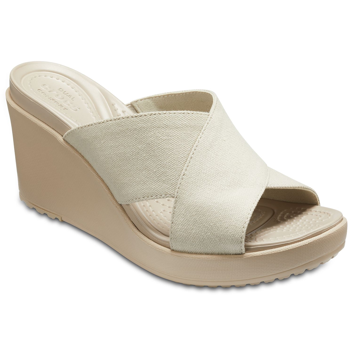 crocs with wedge heel