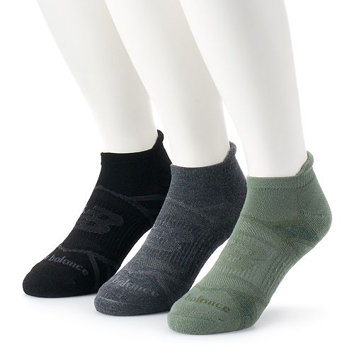 Men's New Balance® 3-pack Cushioned Tab Performance Low-Cut Socks