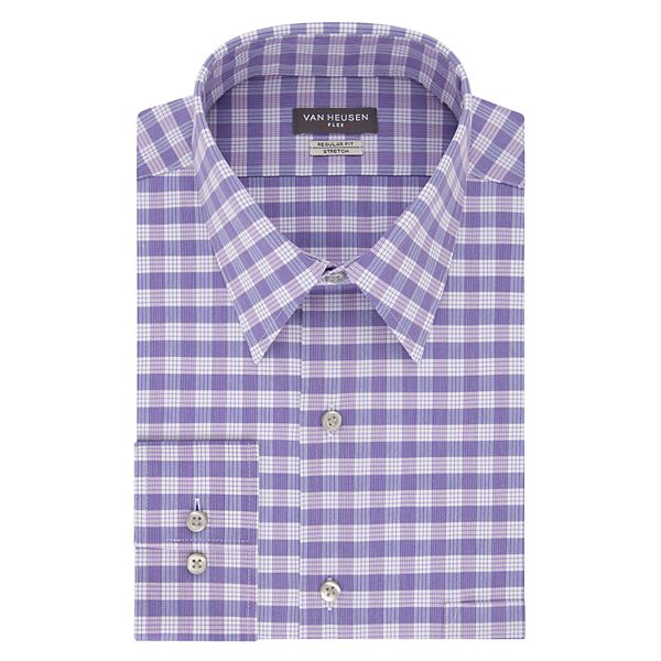 Men’s Van Heusen Flex Collar Fitted Athletic Stretch Dress Shirt