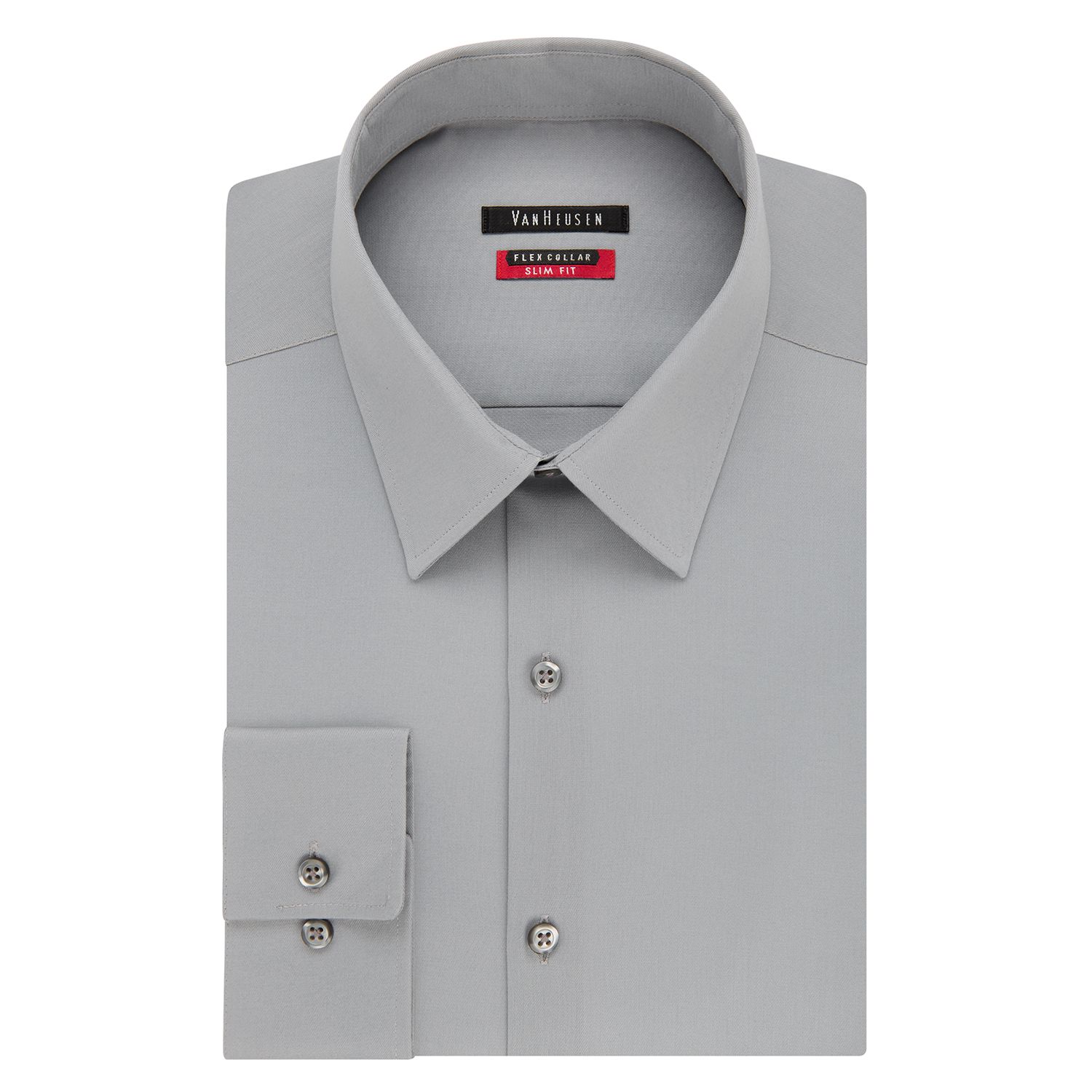 van heusen fitted stretch dress shirt