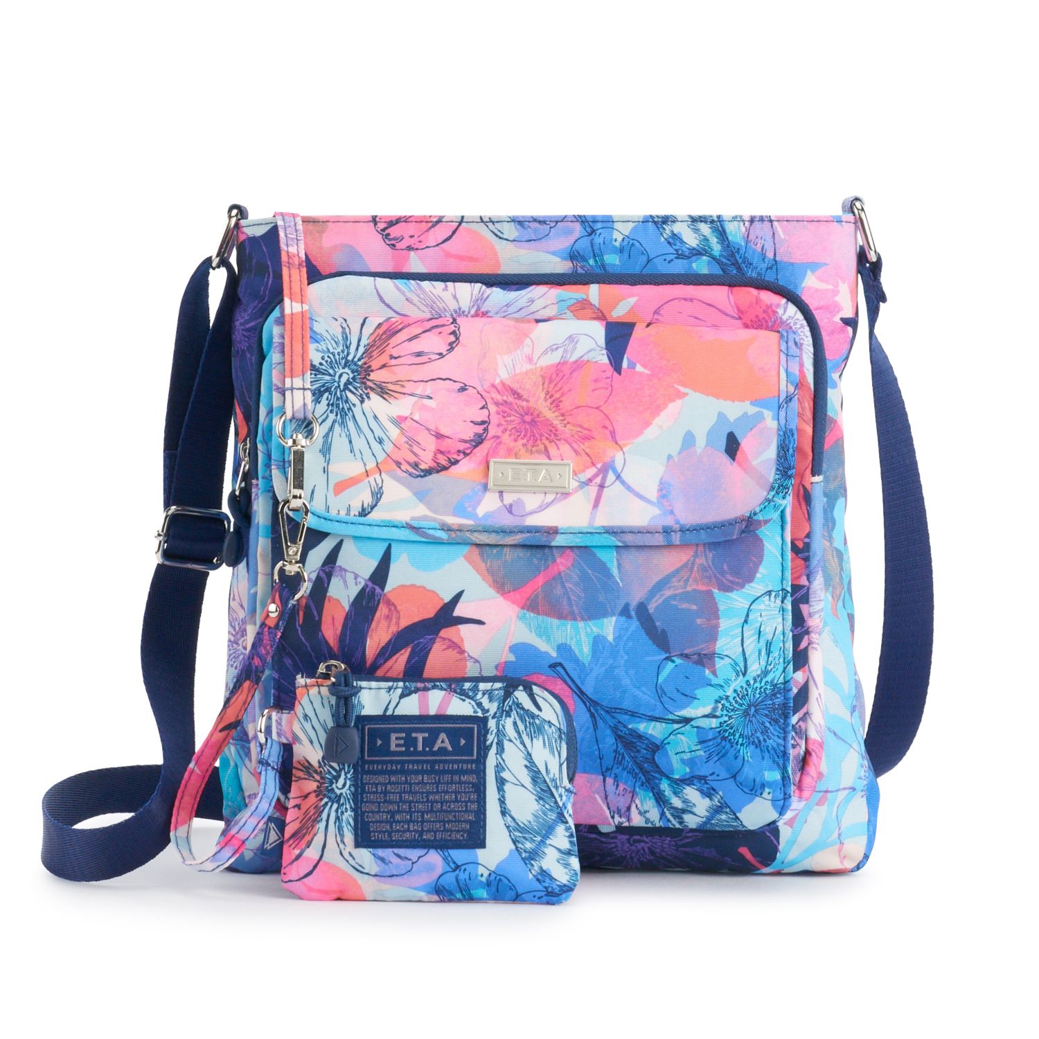 Floral Crossbody Everyday Travel Adventure Bag Rosetti Eta By Rosetti