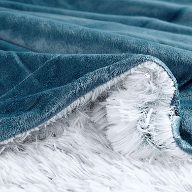 Intelligent Design Maddie Shaggy Faux Fur Throw