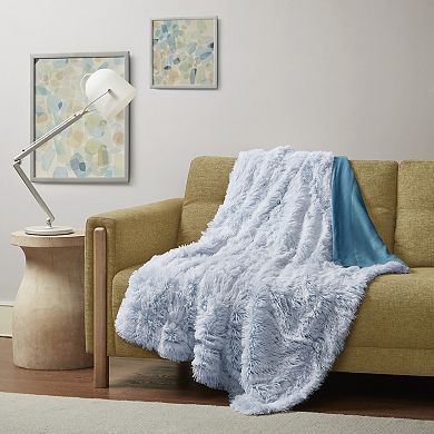 Intelligent Design Maddie Shaggy Faux Fur Throw