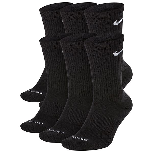 Basistheorie Ijzig bom Men's Nike 6-pack Everyday Plus Cushion Crew Training Socks