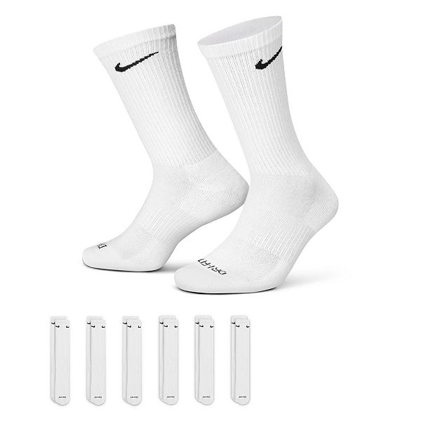 Reiziger Dakraam onderwijzen Men's Nike 6-pack Everyday Plus Cushion Crew Training Socks