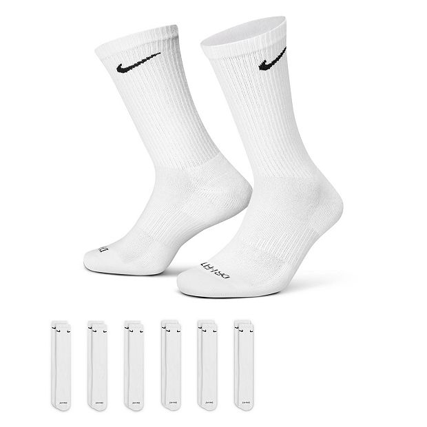 Nike Everyday Plus Cushioned Crew Training Socks (6-Pack)