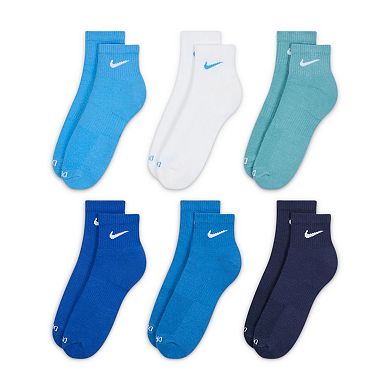 Men's Nike 6-Pack Everyday Plus Cushion Ankle Training Socks 