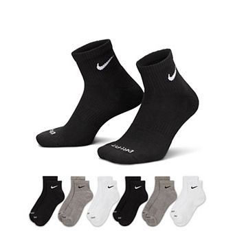 Men's Nike 6-Pack Everyday Plus Cushion Ankle Training Socks