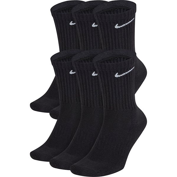 3 Pack Mens Cushioned Basketball Socks - Athletic Crew Sport Socks by LISH 9-13