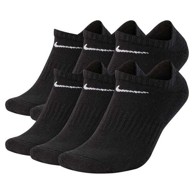 Men s Nike 6 Pack Everyday Cushioned No Show Training Socks