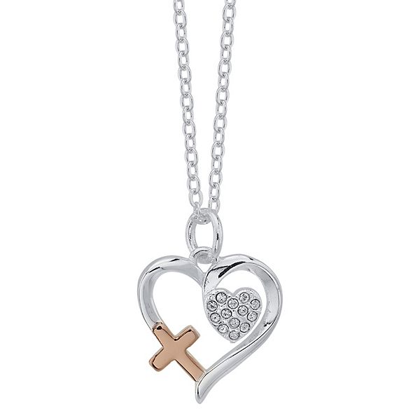 Kohls cross necklace on sale womens