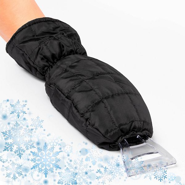 Fruholt Ice Scraper with mitt for car Window ice Scraper Glove