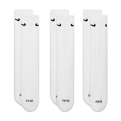 Men's Nike 3-Pack Everyday Plus Dri-FIT Cushion Crew Training Socks