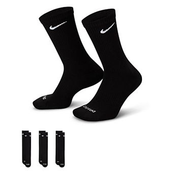 Men's Nike 3-Pack Everyday Plus Dri-FIT Cushion Crew Training Socks