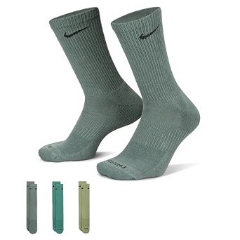 Men's Nike 3-Pack Everyday Plus Dri-FIT Cushion Crew Training Socks