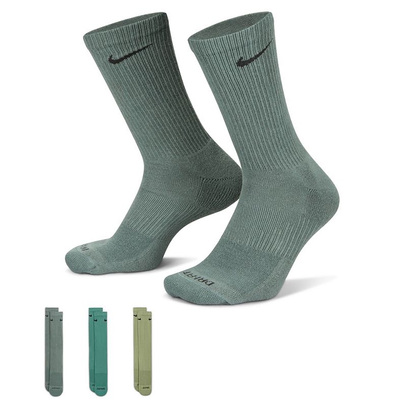 UPC 196975352593 product image for Men's Nike 3-Pack Everyday Plus Dri-FIT Cushion Crew Training Socks, Size: 8-12, | upcitemdb.com