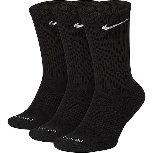 Men's Nike 3-pack Everyday Plus Cushion Crew Training Socks