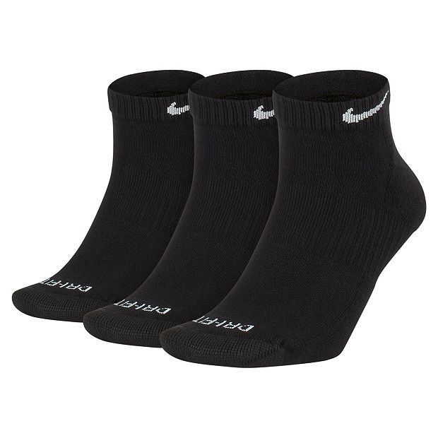 Men s Nike 3 pack Everyday Plus Cushion Low Cut Training Socks