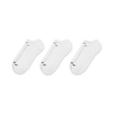 Men's Nike 3-pack Everyday Plus Cushion No-Show Training Socks