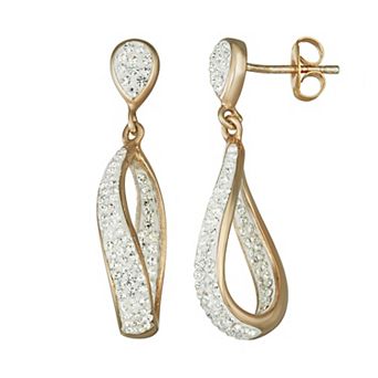 Chrystina Crystal Dangle Drop Earrings