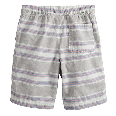 Boys 4-12 Jumping Beans® Striped Woven Shorts 
