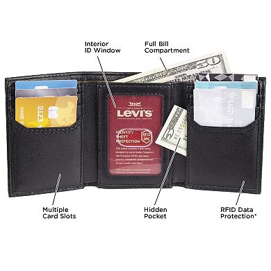 Men's Levi's RFID-Blocking Extra-Capacity Traveler Wallet