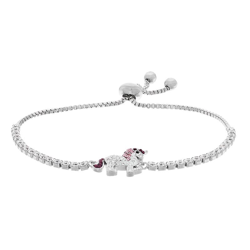 Crystal Collective Crystal Unicorn Lariat Bracelet, Womens, Size: 9, Wh