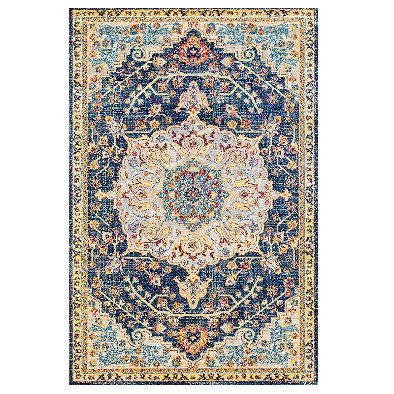 United Weavers Abigail Aviana Rug, Blue, 5X7 Ft