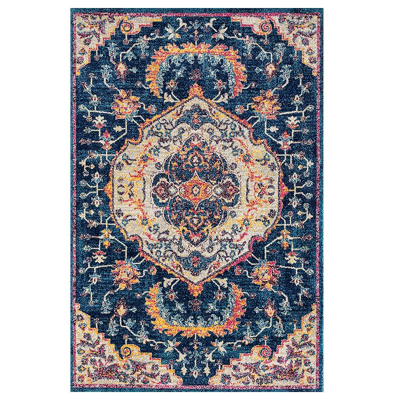 United Weavers Abigail Ulani Rug, Blue, 8Ft Rnd