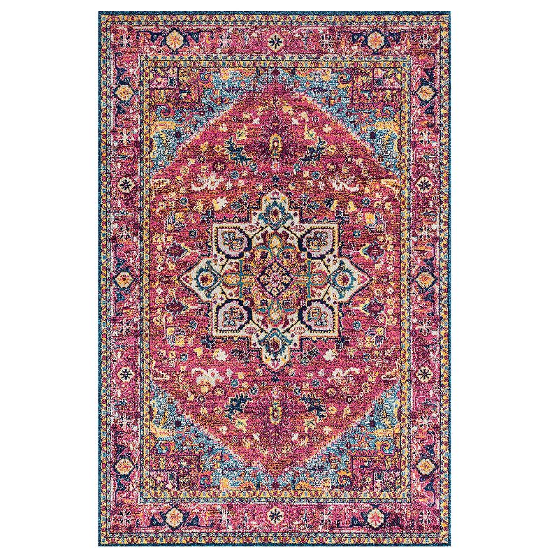United Weavers Abigail Zuri Rug, Pink, 8Ft Rnd