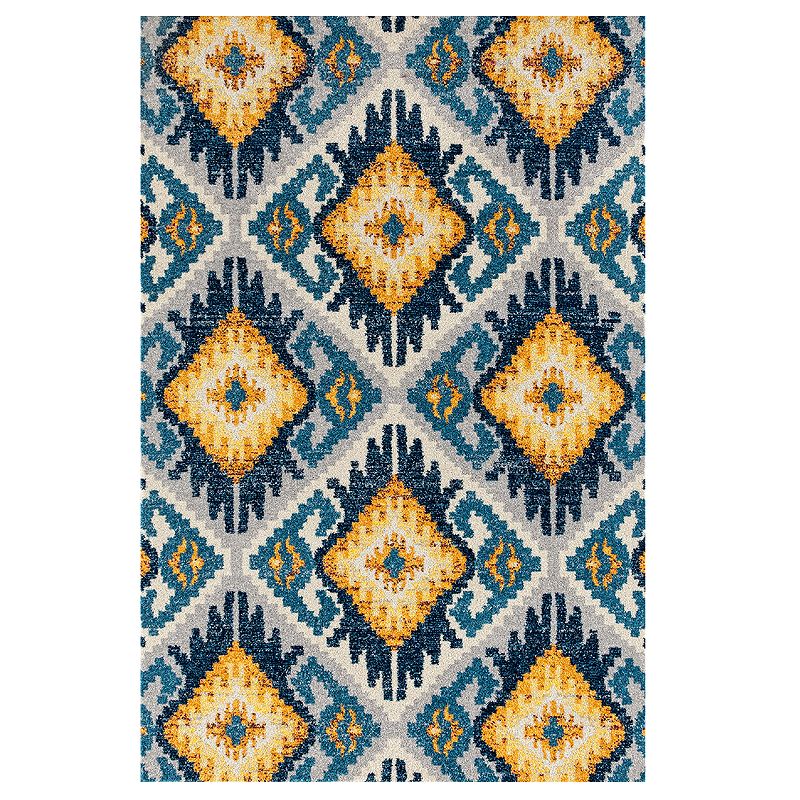 United Weavers Abigail Tinley Rug, Blue, 8Ft Rnd