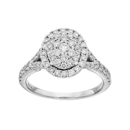 Simply Vera Vera Wang 10th Anniversary 14k White Gold 1 ct. T.W ...