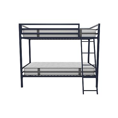 Novogratz Maxwell Twin over Twin Metal Bunk Bed