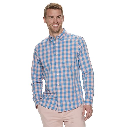 Men's SONOMA Goods for Life® Slim-Fit Perfect Length Button-Down Shirt