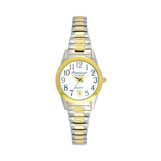 Precision by Gruen Women s Two Tone Expansion Watch
