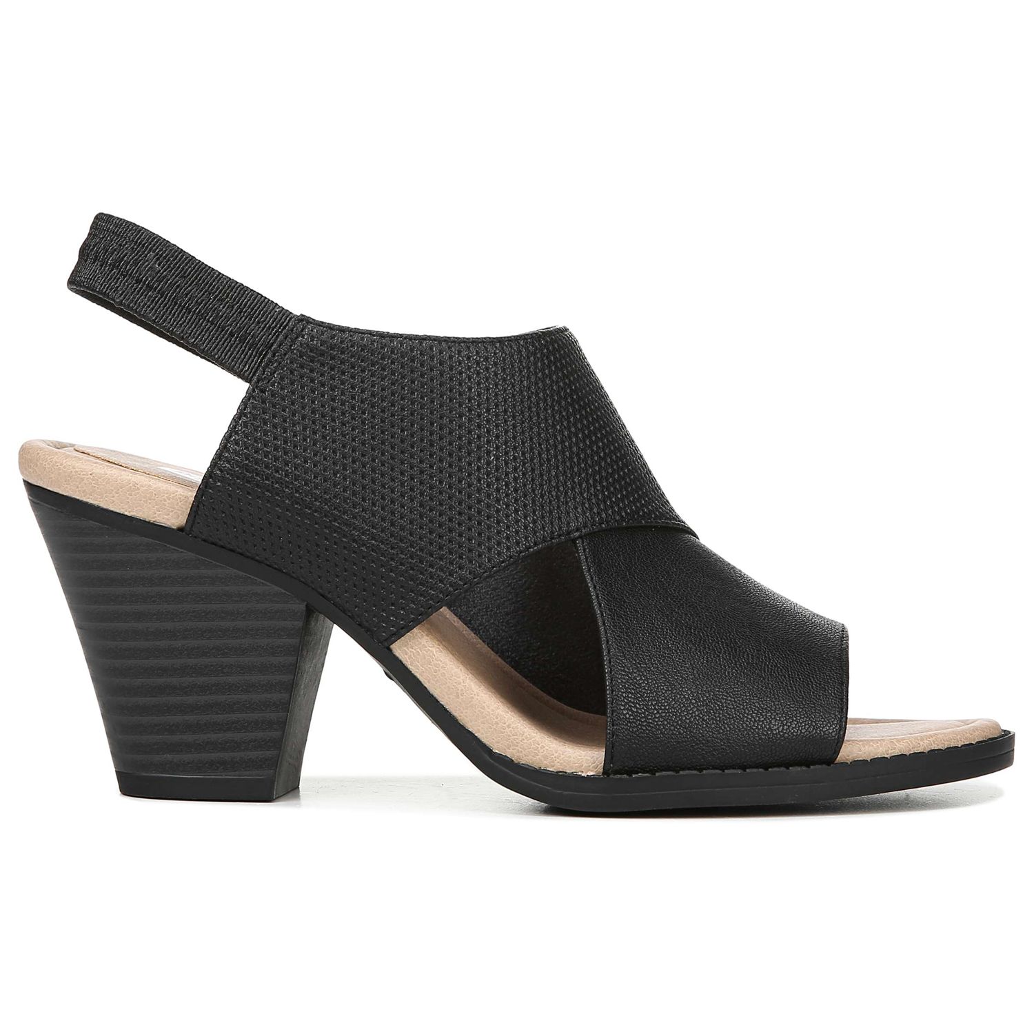 dr scholl's lemon block heel sandal