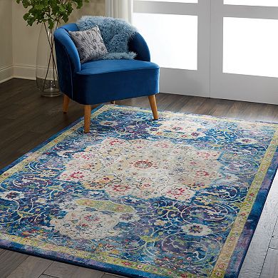 Nourison Global Vintage Oushak Rug