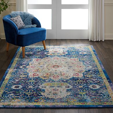 Nourison Global Vintage Oushak Rug