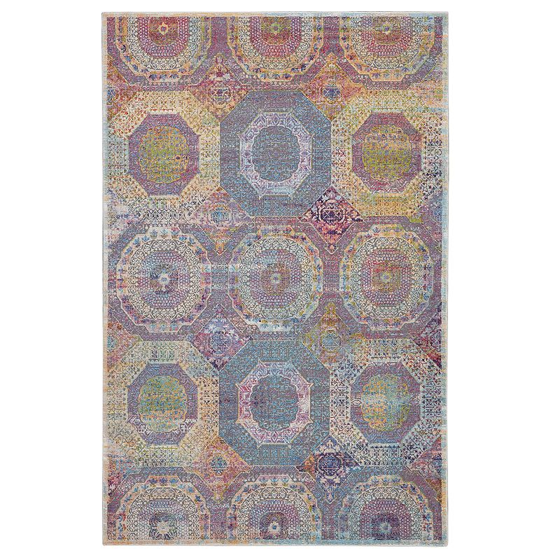 Nourison Global Vintage Boho II Rug, Multicolor, 6Ft Rnd