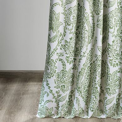 EFF Tea Time Room Darkening Window Curtain Panel