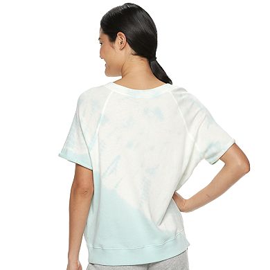 Juniors' SO® Short Sleeve French Terry Tee